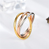 Stainless Steel Trinity Interlocking Finger Rings FS-WG6D755-02-1