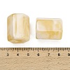 Opaque Acrylic Imitation Gemstone Beads AC-CBAE907-04-3