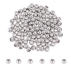 100Pcs 303 Stainless Steel European Beads STAS-NB0001-96B-1