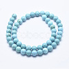 Natural Howlite Beads Strands X-G-K244-02-4mm-01-2