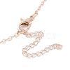 Alloy Full Crystal Rhinestone Mother and Daughter Pendant Necklaces FS-WG340FE-02-3