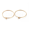 316 Surgical Stainless Steel Hoop Earring Findings X-STAS-J025-01B-G-2