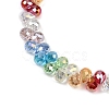 Electroplate Glass Beads Strands EGLA-D300-02-6mm-3