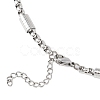 5.5MM 304 Stainless Steel Rectangle Box Chain Necklaces NJEW-JN05546-5