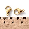 304 Stainless Steel Lobster Claw Clasps STAS-V007-01D-G-3