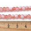 Crackle Glass Beads Strands GLAA-U001-4mm-13-4