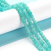 Natural Amazonite Round Bead Strands G-N0081-4mm-17-01-4