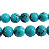 Synthetic Turquoise Beads Strands X-Z0NDC011-1-2