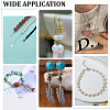 200Pcs 2 Colors Textured Brass Crimp Beads Covers KK-ME0003-43-4