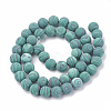 Synthetic Malachite Beads Strands X-G-T106-199-3