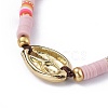 Nylon Thread Braided Beads Bracelets BJEW-JB04554-M-5