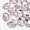 Pointed Back Glass Rhinestone Cabochons RGLA-T080-8x10mm-10-1