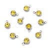 201 Stainless Steel Rhinestone Charms STAS-S068-11-1