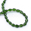 Transparent Glass Bead Strands X-GLAA-R168-8x11-01E-3