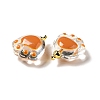 Transparent Glass Pendants FIND-I029-03B-4