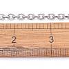 Tarnish Resistant 304 Stainless Steel Cable Chains CHS-P007-27P-03-4