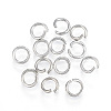 Tarnish Resistant 304 Stainless Steel Open Jump Rings A-STAS-F110-06P-1