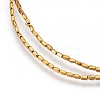 Electroplate Non-magnetic Synthetic Hematite Beads Strands G-I208-21-G-2