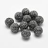 Handmade Polymer Clay Rhinestone Beads RB-L030-18A-14mm-1