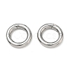 Tarnish Resistant 304 Stainless Steel Spring Gate Rings X-STAS-D070-01P-1