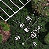 6Pcs 6 Style 316 Surgical Stainless Steel Charms STAS-UN0040-38P-3