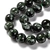 Natural Seraphinite Beads Strands G-E557-22D-2