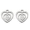 Non-Tarnish 304 Stainless Steel Charms STAS-Q201-T174-5
