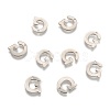 Tarnish Resistant 304 Stainless Steel Letter Charms STAS-O072-G-2
