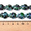 Synthetic Turquoise Dyed Beads Strands G-P507-05A-2-2