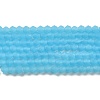 Imitation Jade Frosted Glass Bead Strands EGLA-A039-J4mm-MD03-1