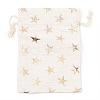 Christmas Theme Cotton Fabric Cloth Bag X-ABAG-H104-B01-2
