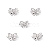 Rack Plating Brass Pave Cubic Zirconia Slide Charms KK-G464-05P-4