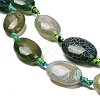 Natural Fire Crackle Agate Beads Strands G-F807-E01-01B-4