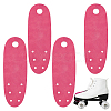 Suede Flat Toe Guard Protectors AJEW-WH0270-860B-05-1
