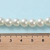 Baking Paint Pearlized Glass Pearl Round Bead Strands X-HY-Q330-8mm-02-5