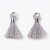 Polycotton(Polyester Cotton) Tassel Pendant Decorations FIND-S275-02P-1