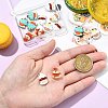16Pcs 4 Styles Zinc Alloy Pendants FIND-CJ0005-31-4
