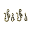 Tibetan Style Hook and Eye Clasps X-MLF1157Y-NF-2