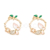 Rack Plating Alloy Enamel Pendants LS-FIND-A040-04KCG-03-1