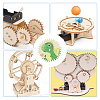 Unfinished Wood Slices WOOD-WH0024-139A-6