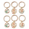 Alloy Enamel Shoe Charms HJEW-JM01094-1