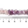 Natural Rose Quartz & Madagascar Rose Quartz & Amethyst Beads Strands G-L610-A08-B01-4