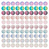 200Pcs 10 Colors Crackle Glass Beads Strands GLAA-TA0003-31D-1