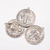 Tibetan Style Alloy Big Pendants TIBEP-A17171-AS-LF-1