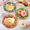 1Pc Iron Flat Round Display Panel for Fragrance Activity AJEW-MB0001-13C-7