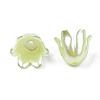 Spray Paint ABS Plastic Imitation Pearl Beads MACR-N013-001E-3