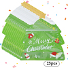 25Pcs Christmas Tree PET with COP Cookies Storage Resealable Bags ABAG-SP0001-52-7