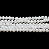 Opaque Solid Color Electroplate Glass Beads Strands GLAA-F029-P4mm-C15-1