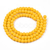 Opaque Glass Beads Strands GLAA-T032-P4mm-MD08-3