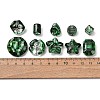 Two Tone Transparent Acrylic Beads OACR-Z041-19-4